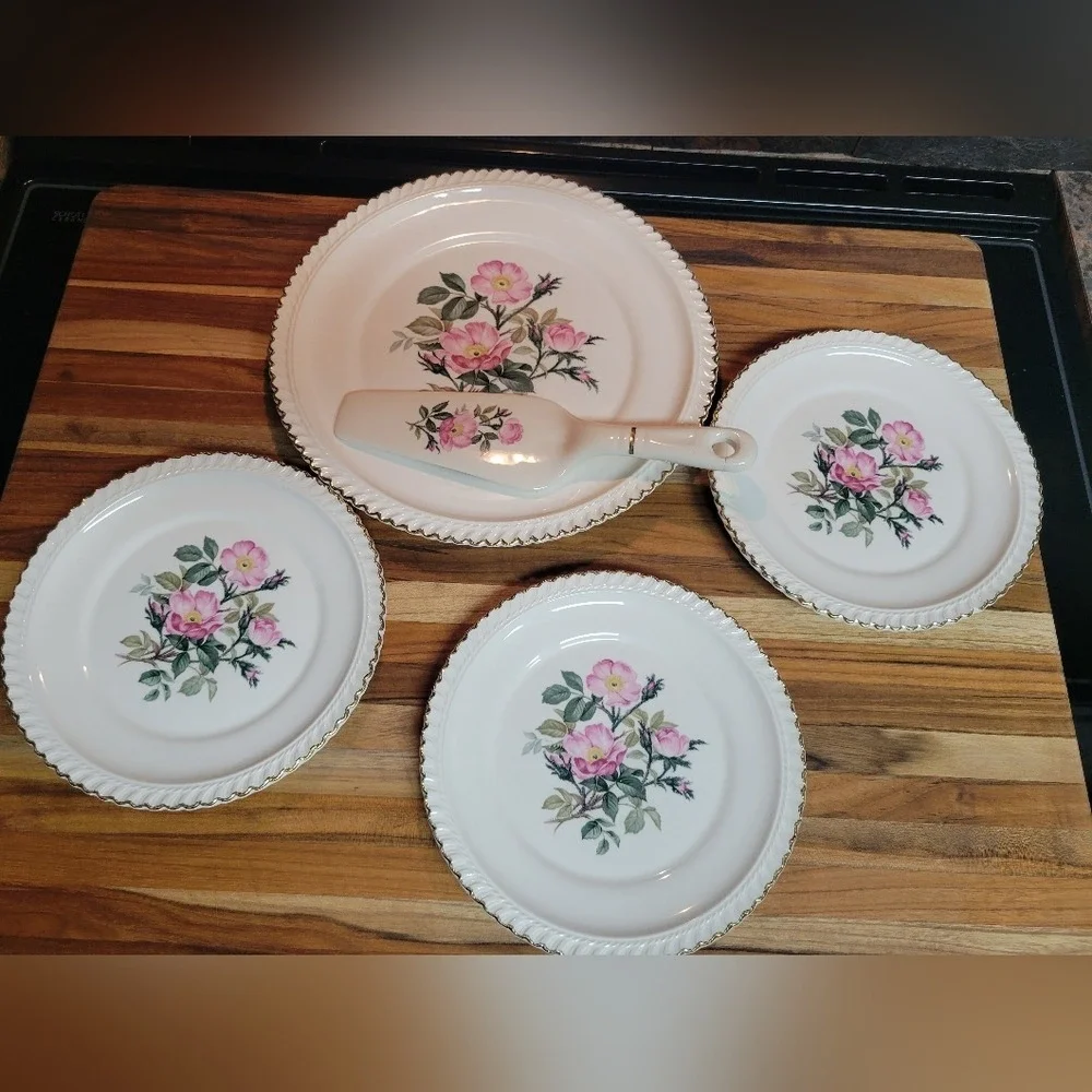 Harker Pottery wild rose